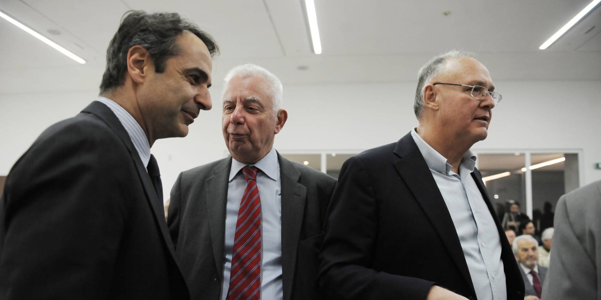 Ο Κυριάκος Μητσοτάκης με τον Πέτρο Δούκα
