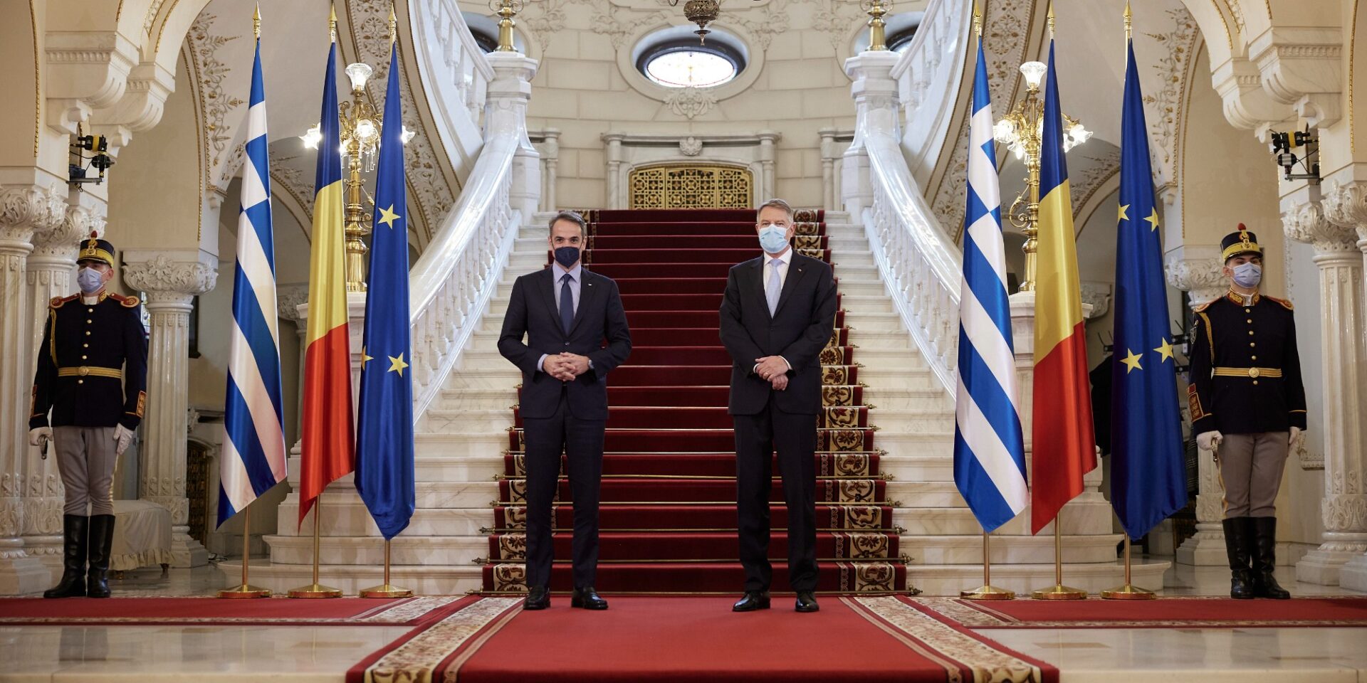 Ο Κυριάκος Μητσοτάκης στη Ρουμανία