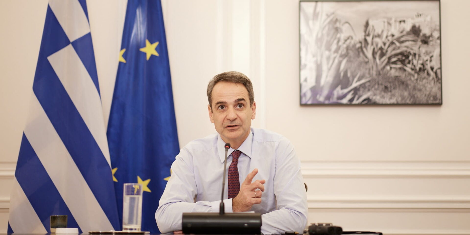 Ο πρωθυπουργός Κυριάκος Μητσοτάκης