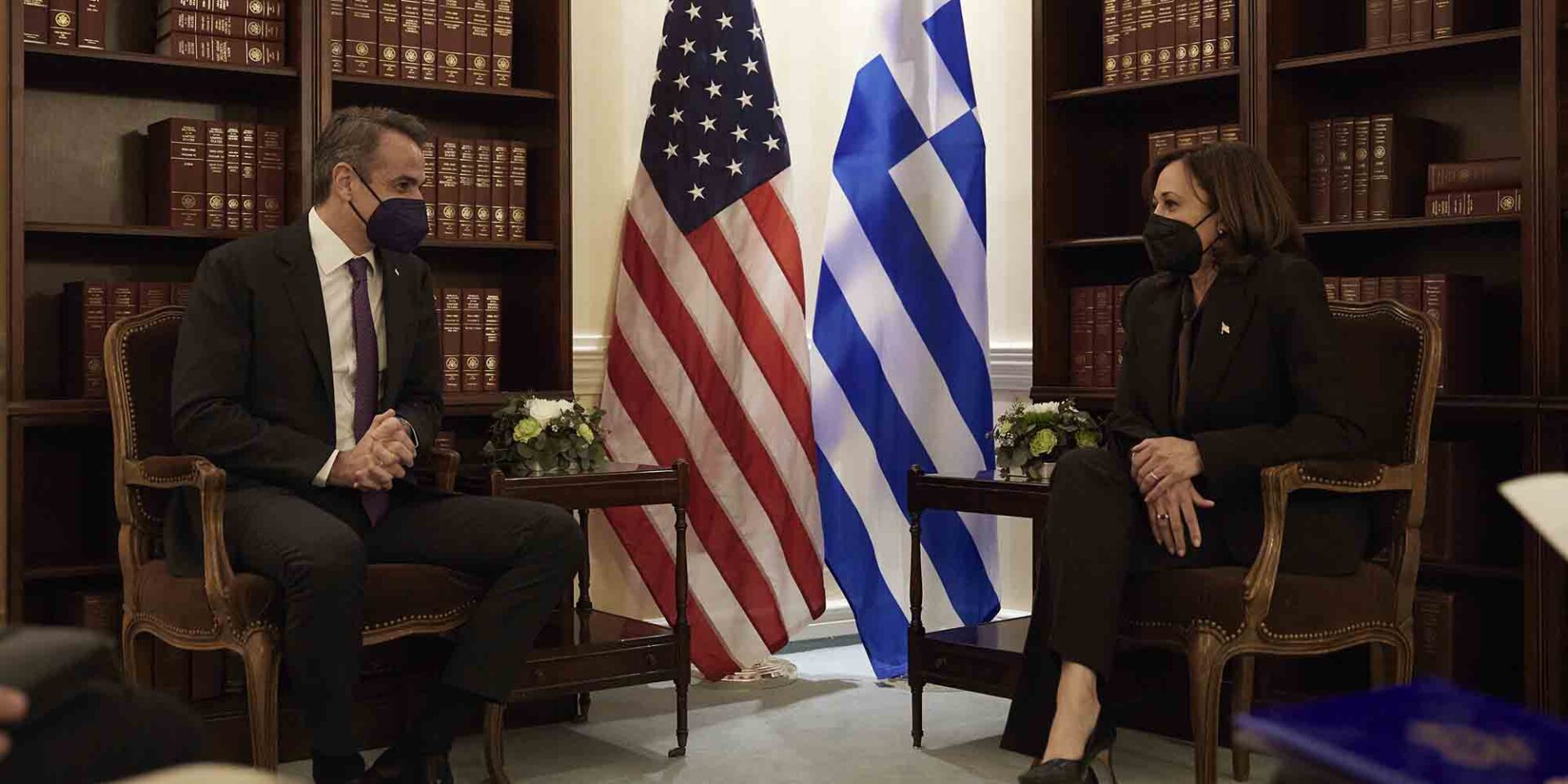 Συνάντηση με την Κάμαλα Χάρις, είχε ο Κυριάκος Μητσοτάκης