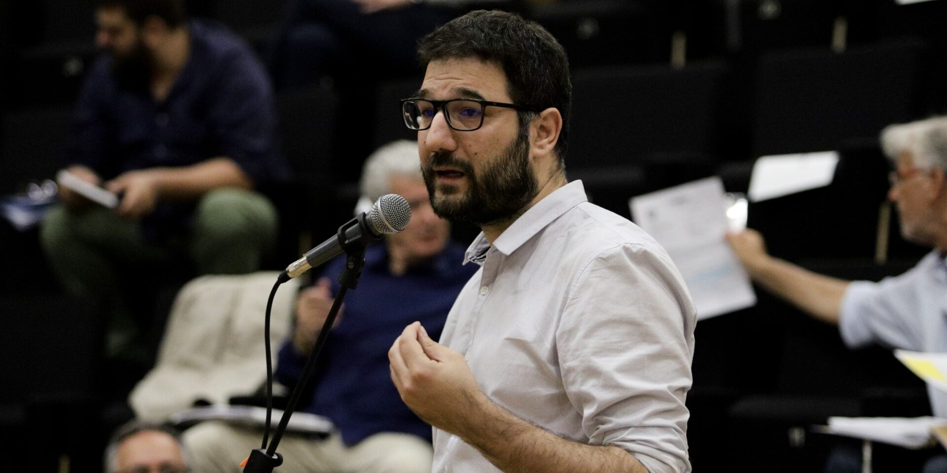Ο εκπρόσωπος Τύπου του ΣΥΡΙΖΑ-ΠΣ Νάσος Ηλιόπουλος
