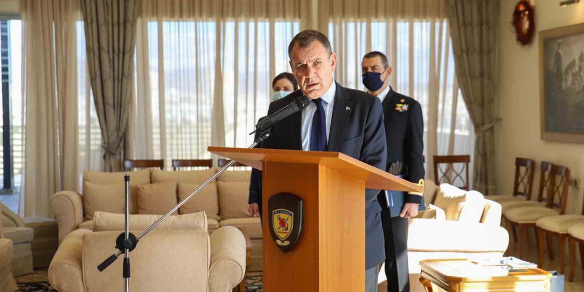 Ο υπουργός Εθνικής Άμυνας, Νίκος Παναγιωτόπουλος