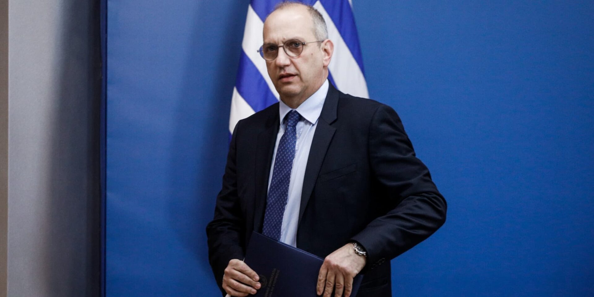 Ο κυβερνητικός εκπρόσωπος Γιάννης Οικονόμου