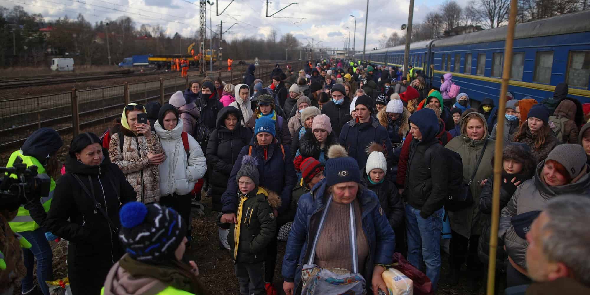 Ουκρανοί εγκαταλείπουν τη χώρα τους