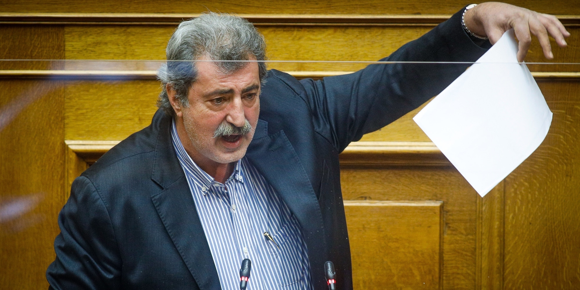 Ο βουλευτής του ΣΥΡΙΖΑ, Παύλος Πολάκης στη Βουλή