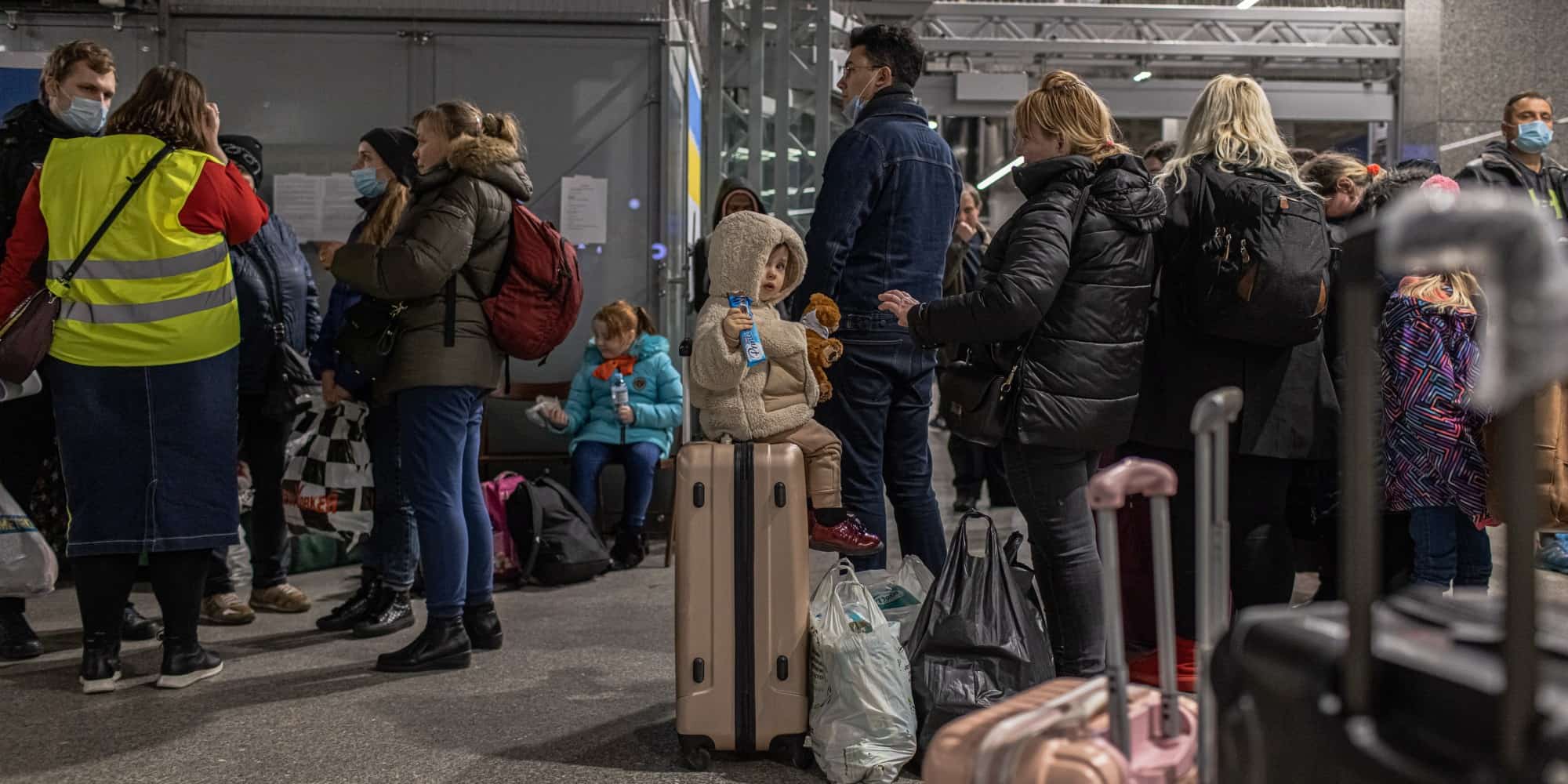 Πρόσφυγες από την Ουκρανία έφτασαν στην Πολωνία