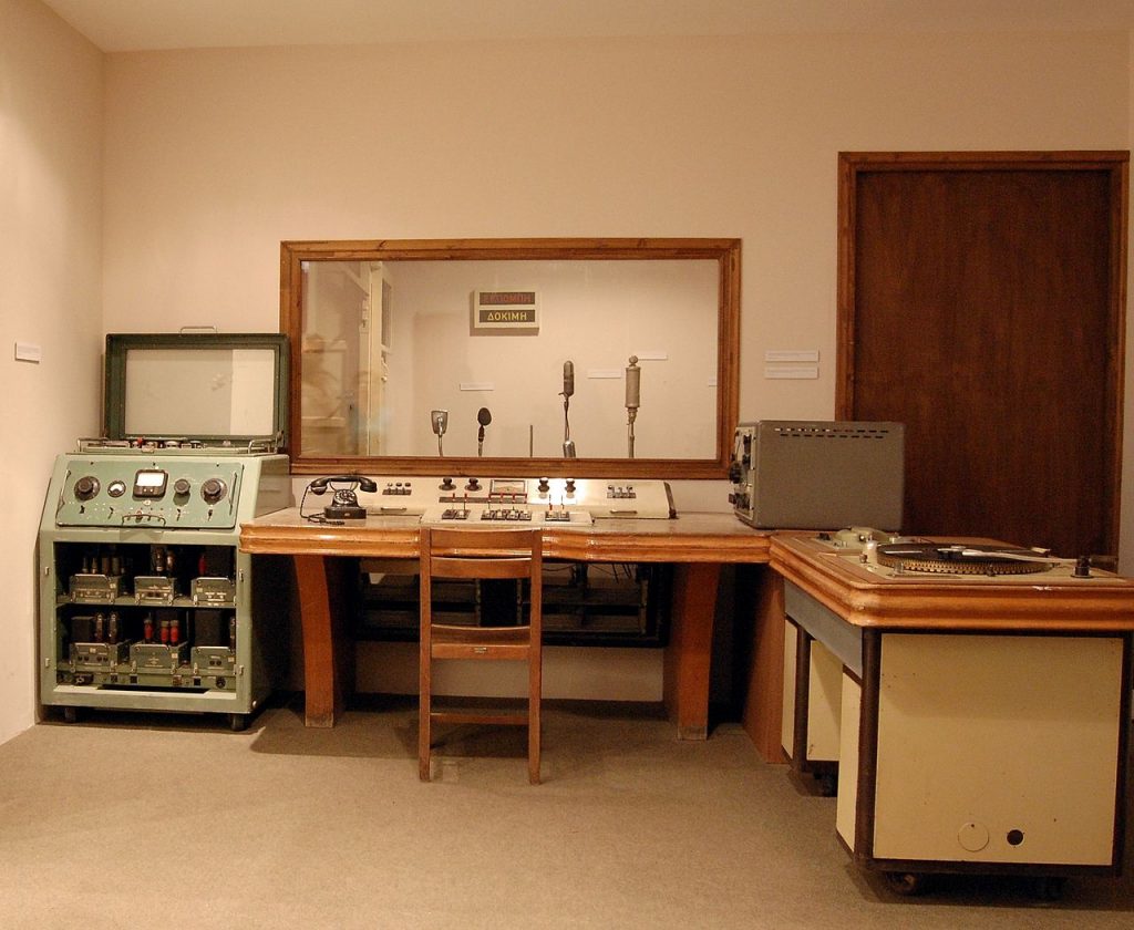 Ο ραδιοθάλαμος του Ζαππείου όπου ξεκίνησαν οι εκπομπές το 1938