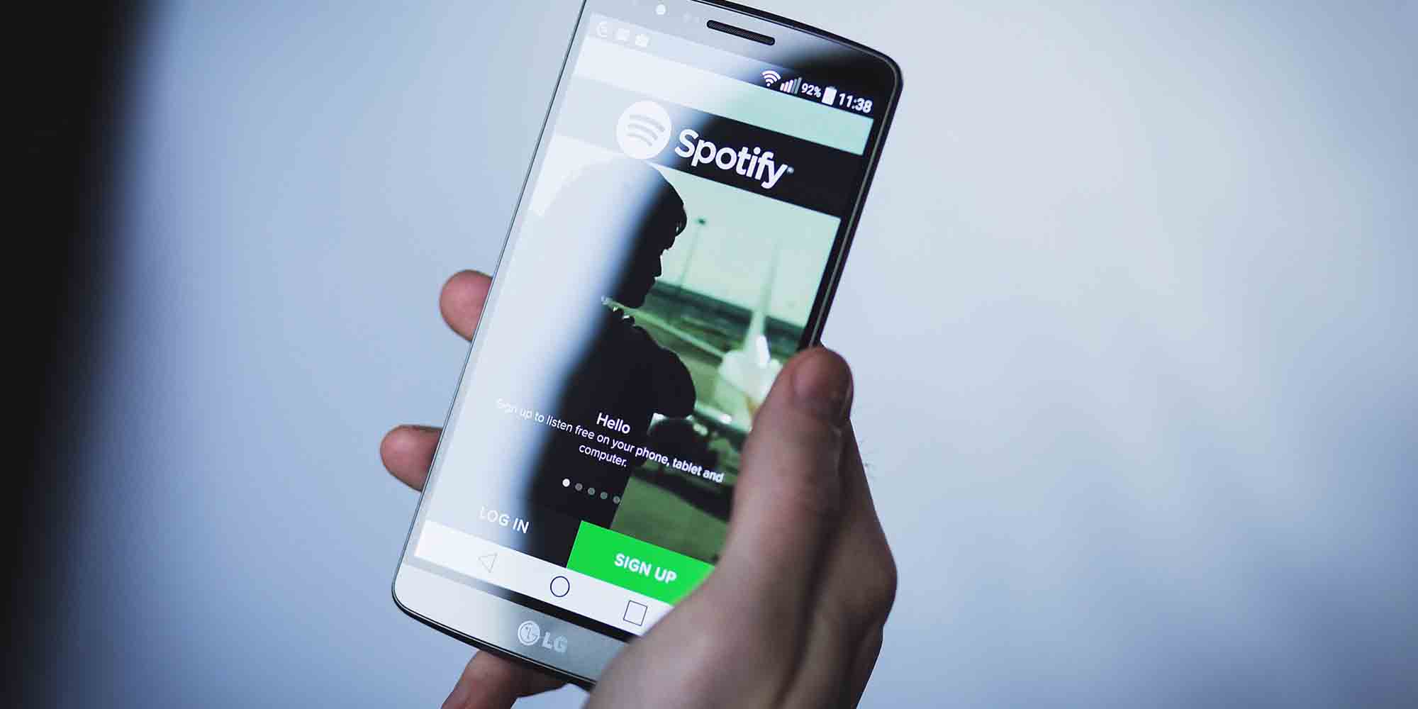 Η εφαρμογή Spotify στο κινητό