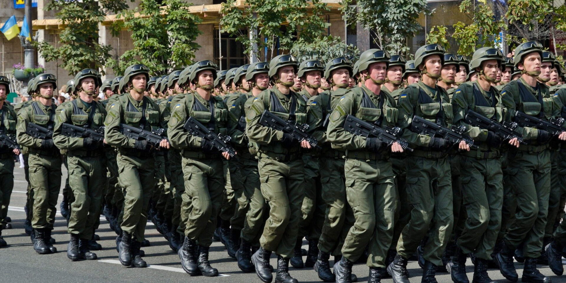Στρατός στην πρωτεύουσα της Ουκρανίας το