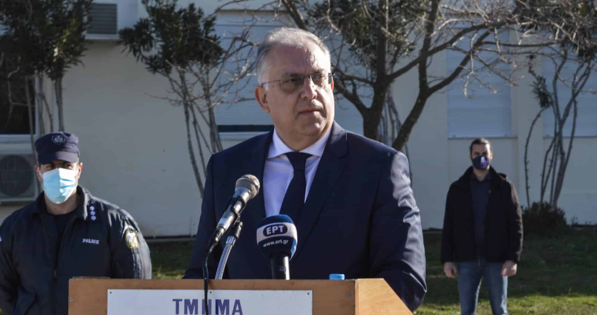 Ο υπουργός Προστασίας του Πολίτη, Τάκης Θεοδωρικάκος