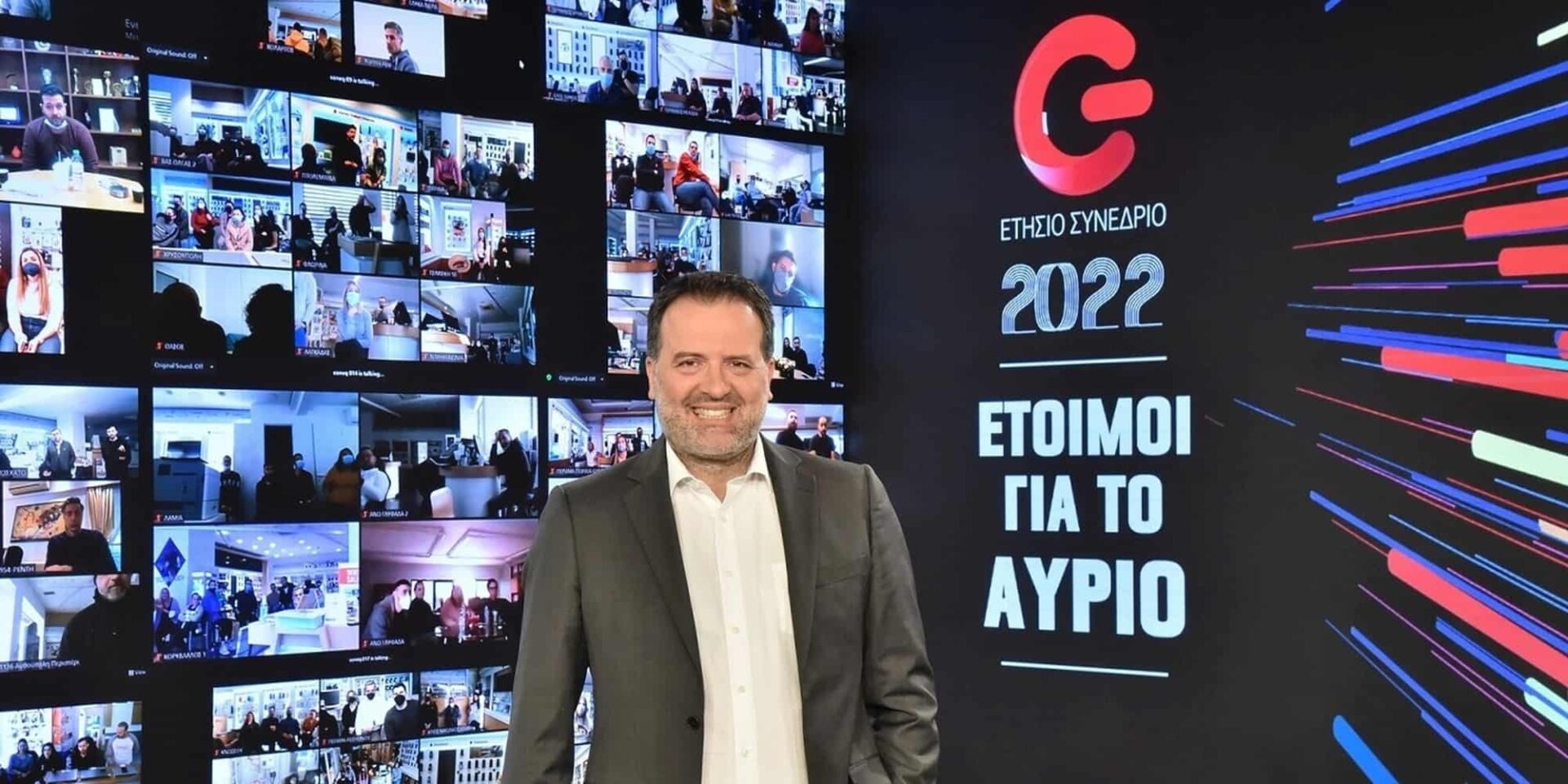 O επικεφαλής των καταστημάτων Γερμανός, Θανάσης Στράτος