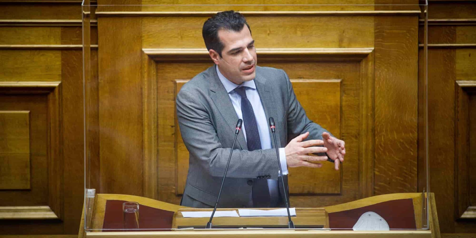 Ο υπουργός Υγείας, Θάνος Πλεύρης