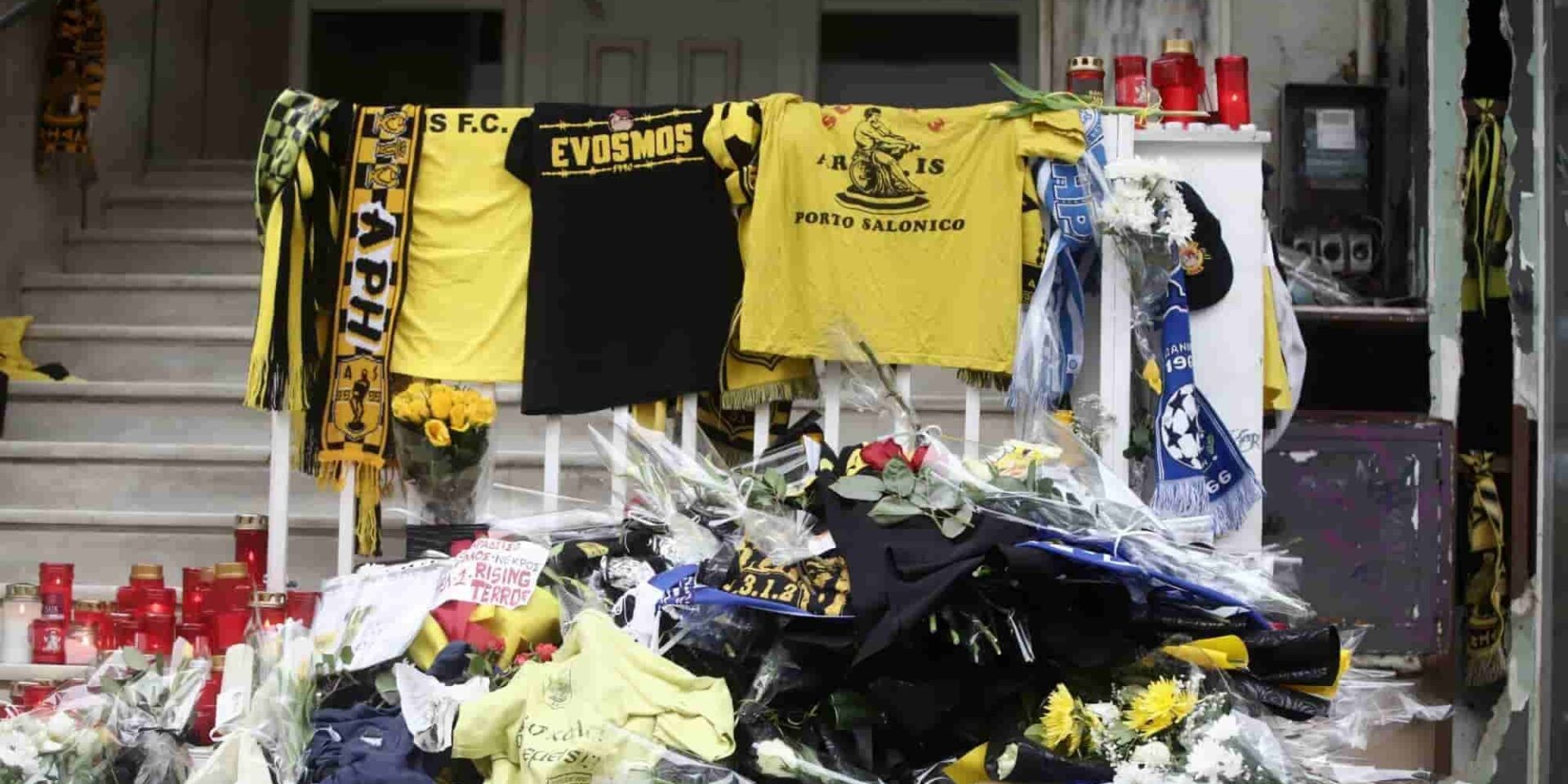 To σημείο που έπεσε νεκρός ο 19χρονος Άλκης στην Θεσσαλονίκη