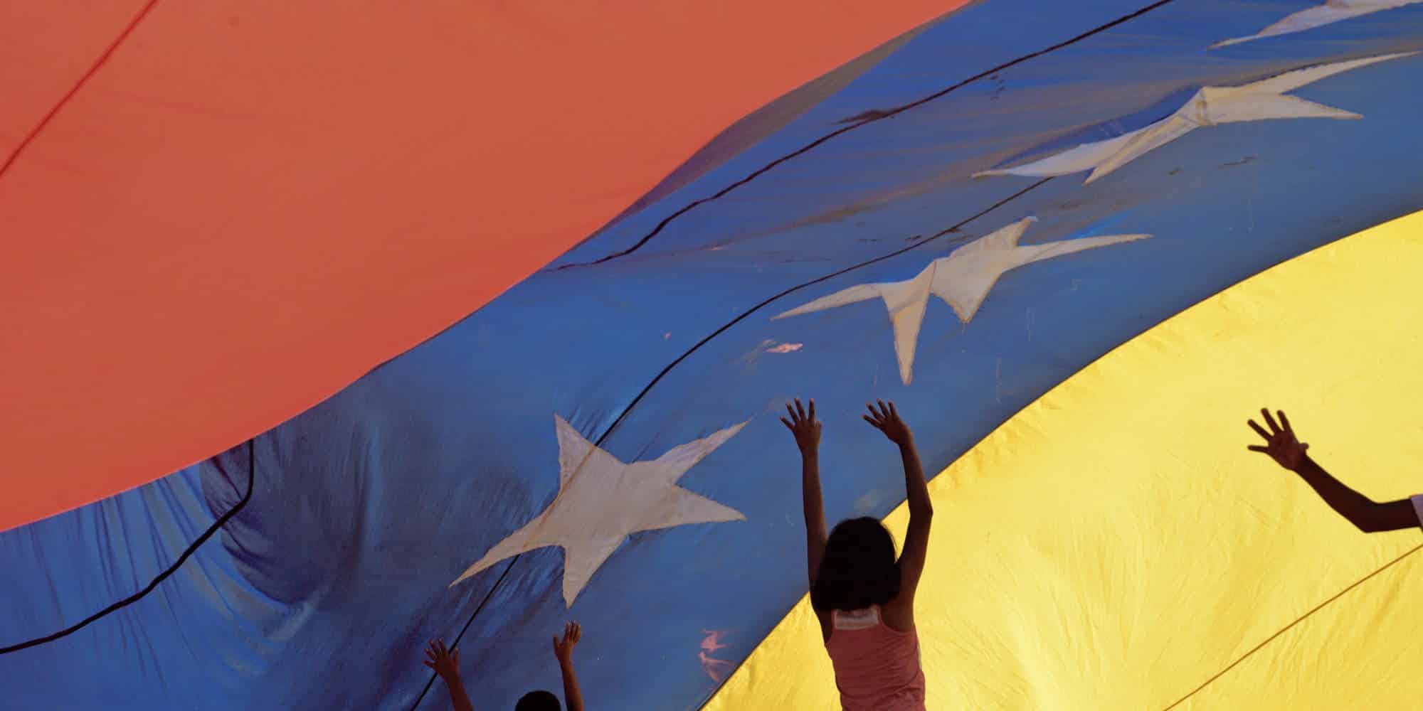 Τεράστια σημαία της Βενεζουέλας