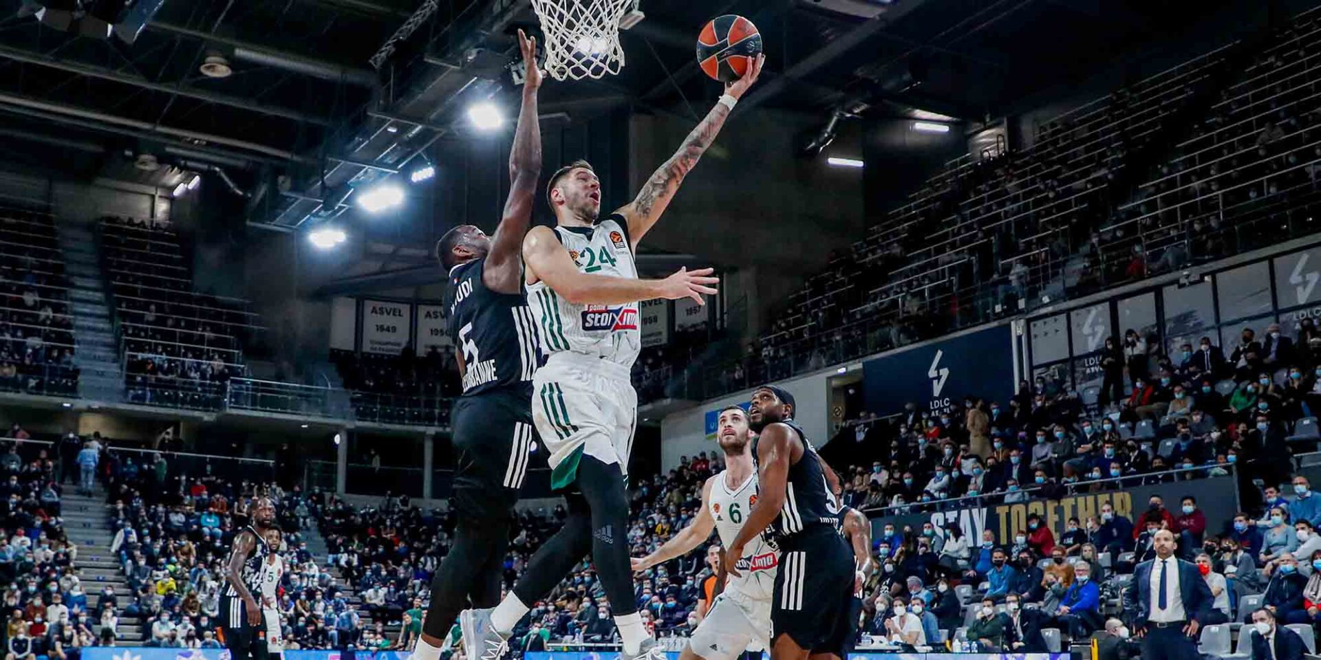 Βιλερμπάν - Παναθηναϊκός 26η αγωνιστική της Euroleague