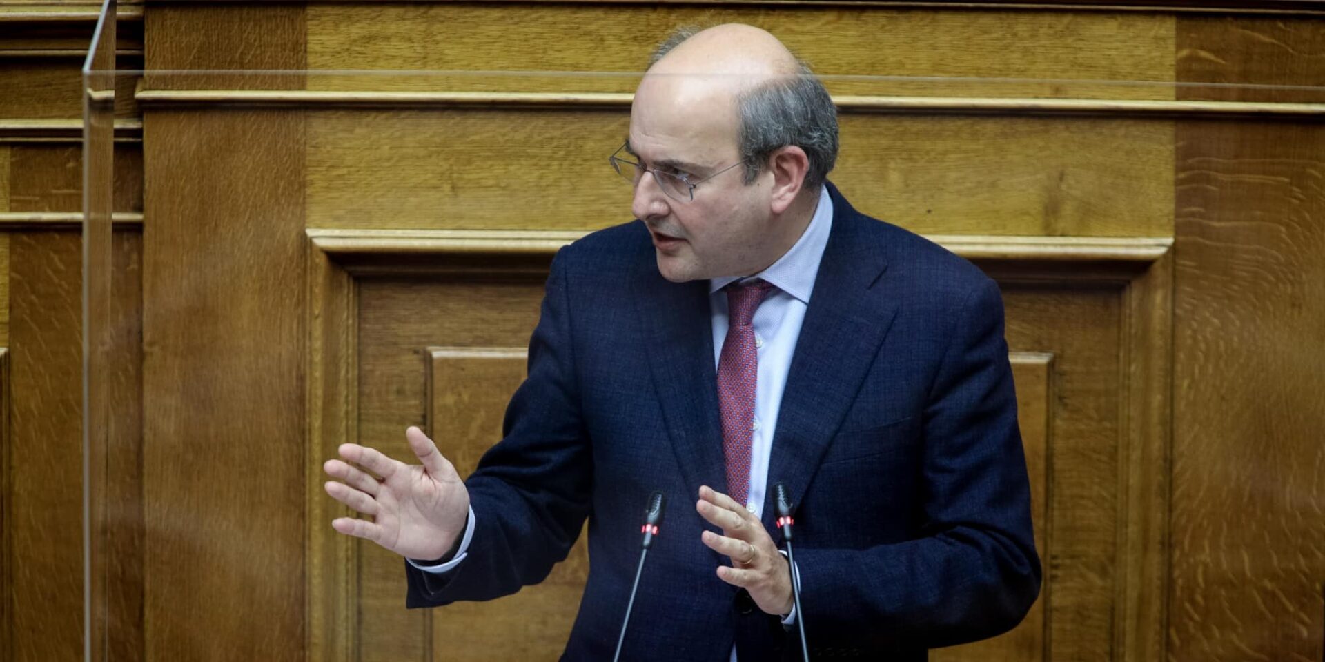 Ο υπουργός Εργασίας, Κωστής Χατζηδάκης