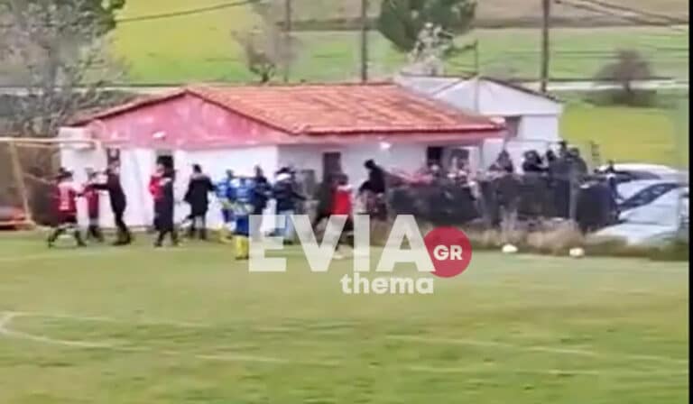 Άγρια επεισόδια σε αγώνα πρωταθλήματος της Εύβοιας: «150 άτομα χτύπησαν οπαδούς και τους παίκτες μας!» (βίντεο)