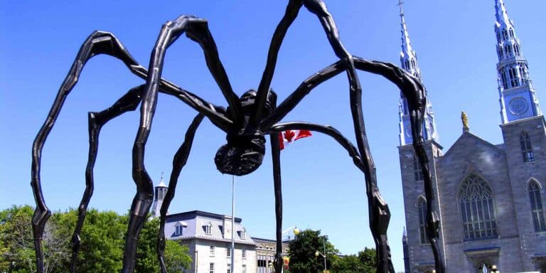 Μια γιγαντιαία αράχνη «καταλαμβάνει» το πάρκο Σταύρος Νιάρχος (εικόνα & βίντεο)