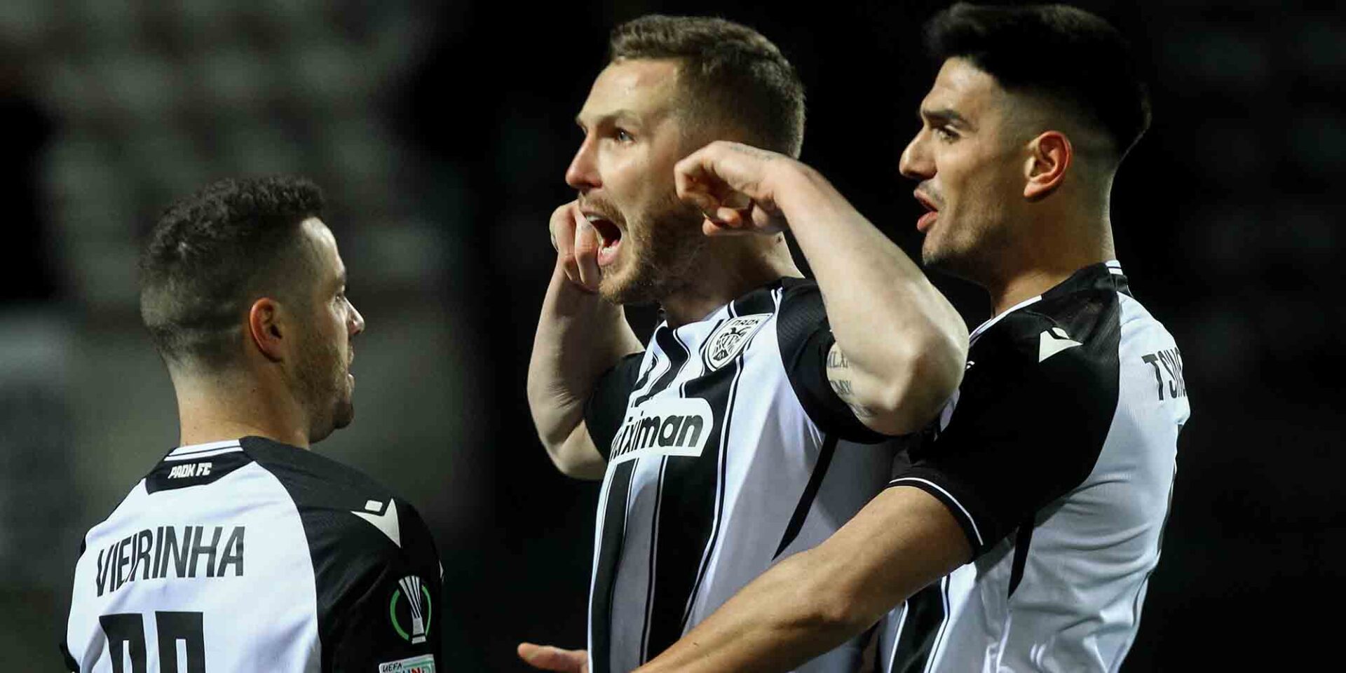 Ο σκόρερ του ΠΑΟΚ, Κούρτιτς, στο 1-0 απέναντι στη Γάνδη
