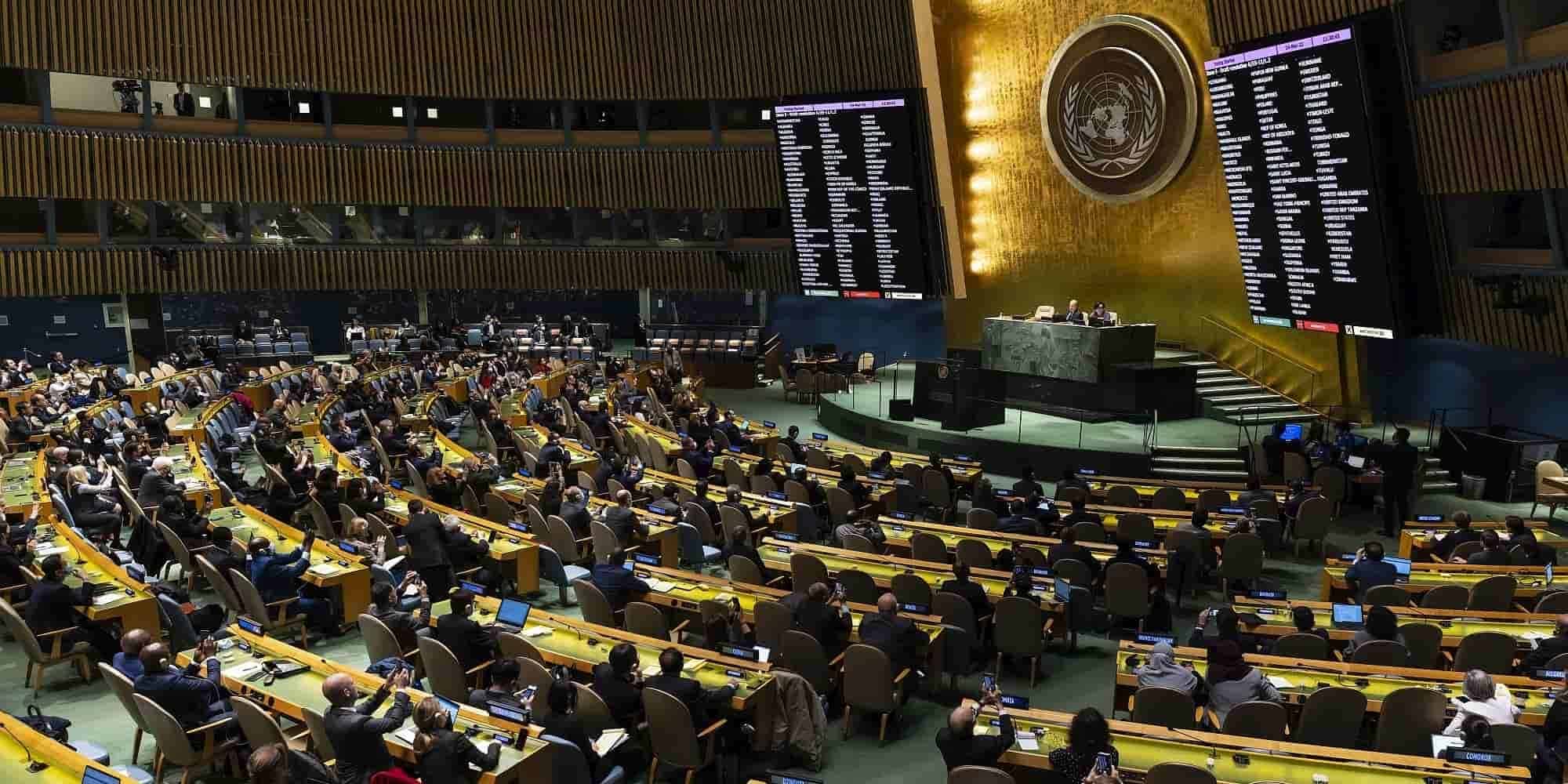 Τα αποτελέσματα της ψηφοφορίας της Γενικής Συνέλευσης των Ηνωμένων Εθνών για τον πόλεμο στην Ουκρανία