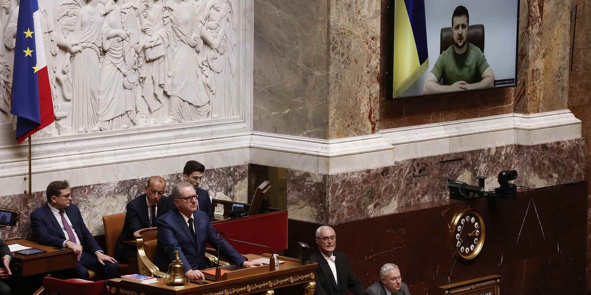 To μήνυμα του Ζελένσκι στην γαλλική βουλή