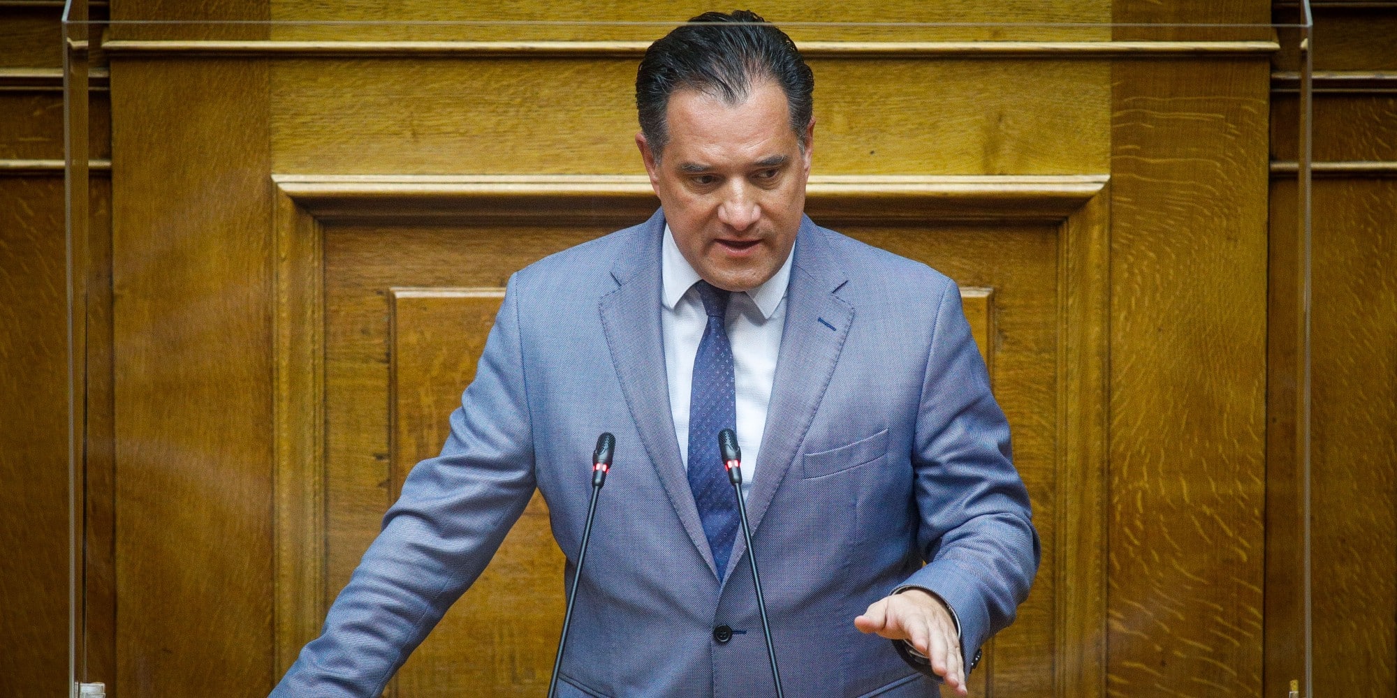 Ο υπουργός Ανάπτυξης, Άδωνις Γεωργιάδης