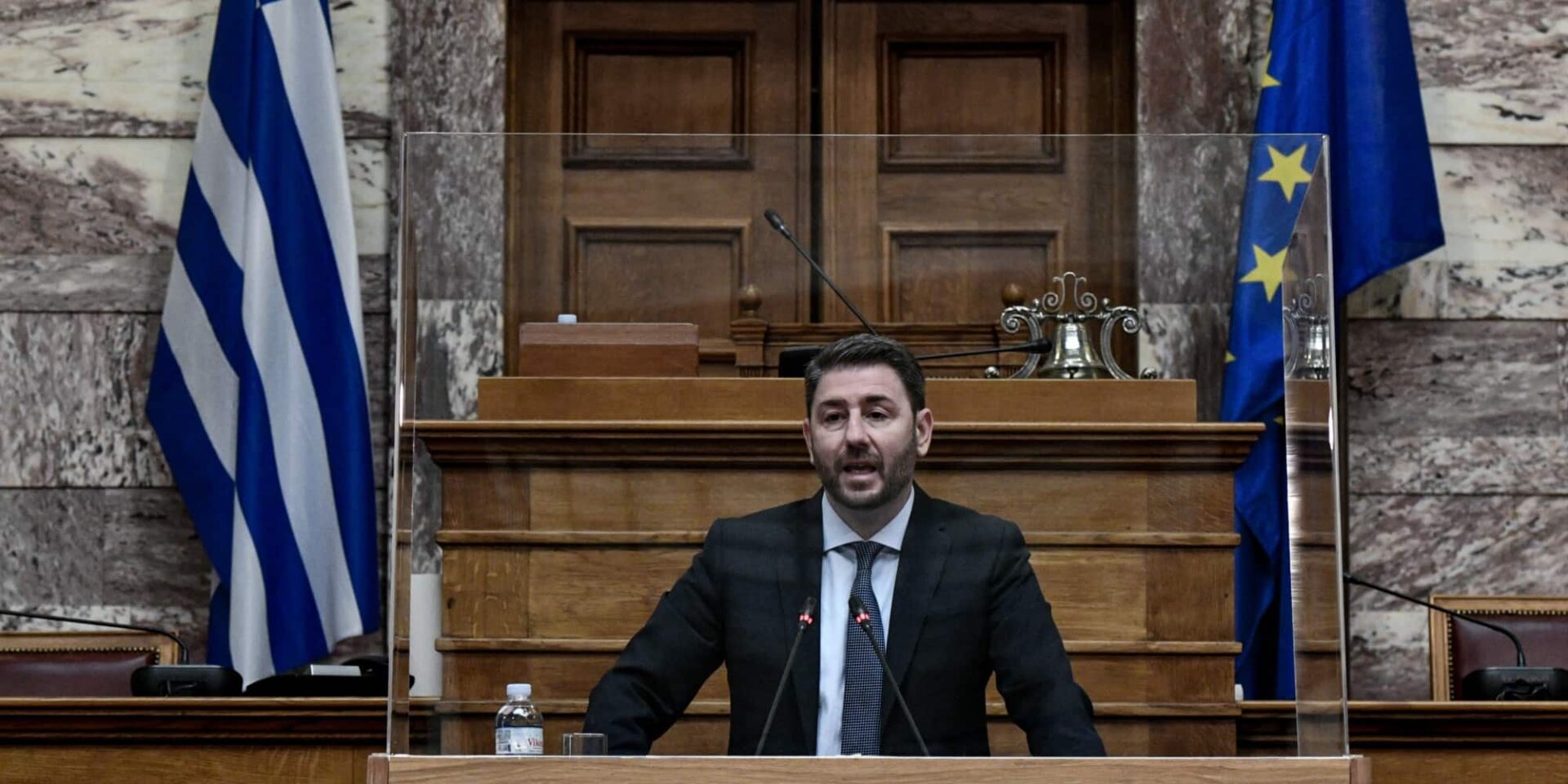 Ο πρόεδρος του ΚΙΝΑΛ-ΠΑΣΟΚ, Νίκος Ανδρουλάκης