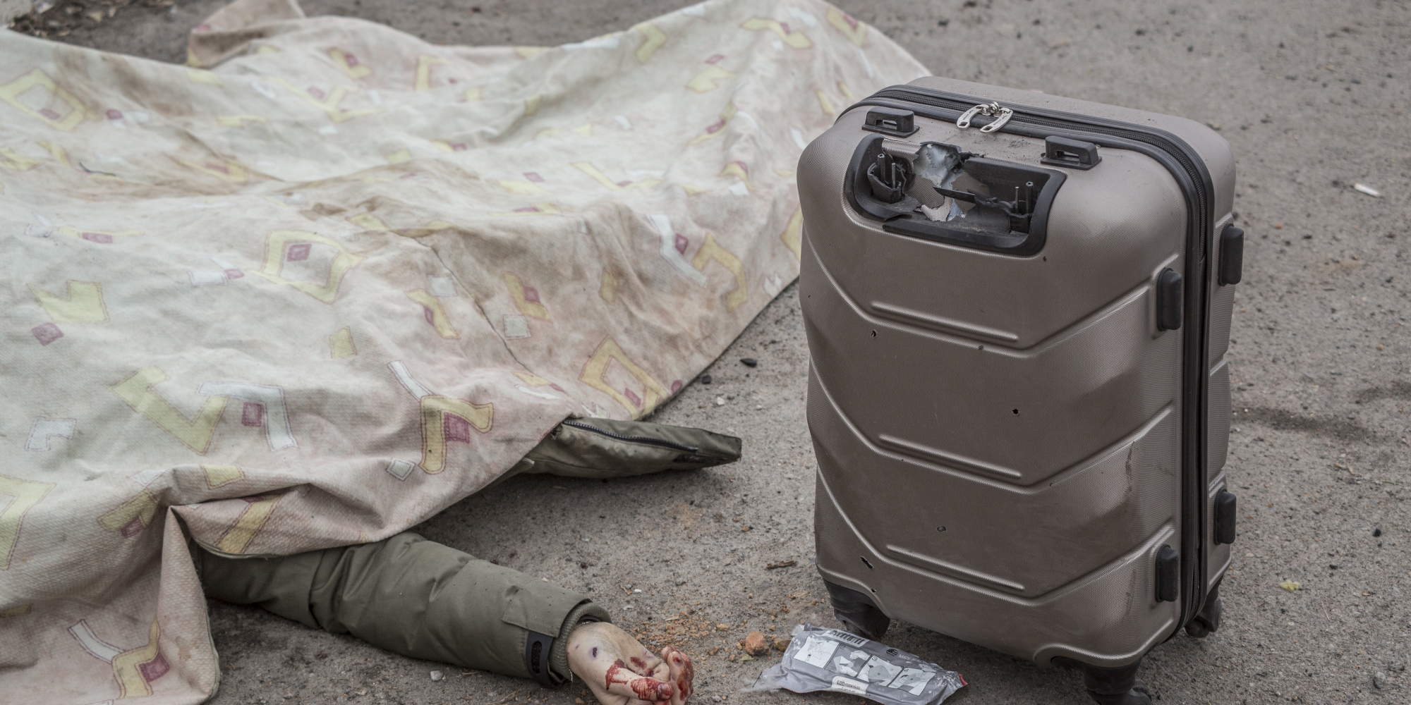 Νεκρός πλάι σε βαλίτσα στο Κίεβο