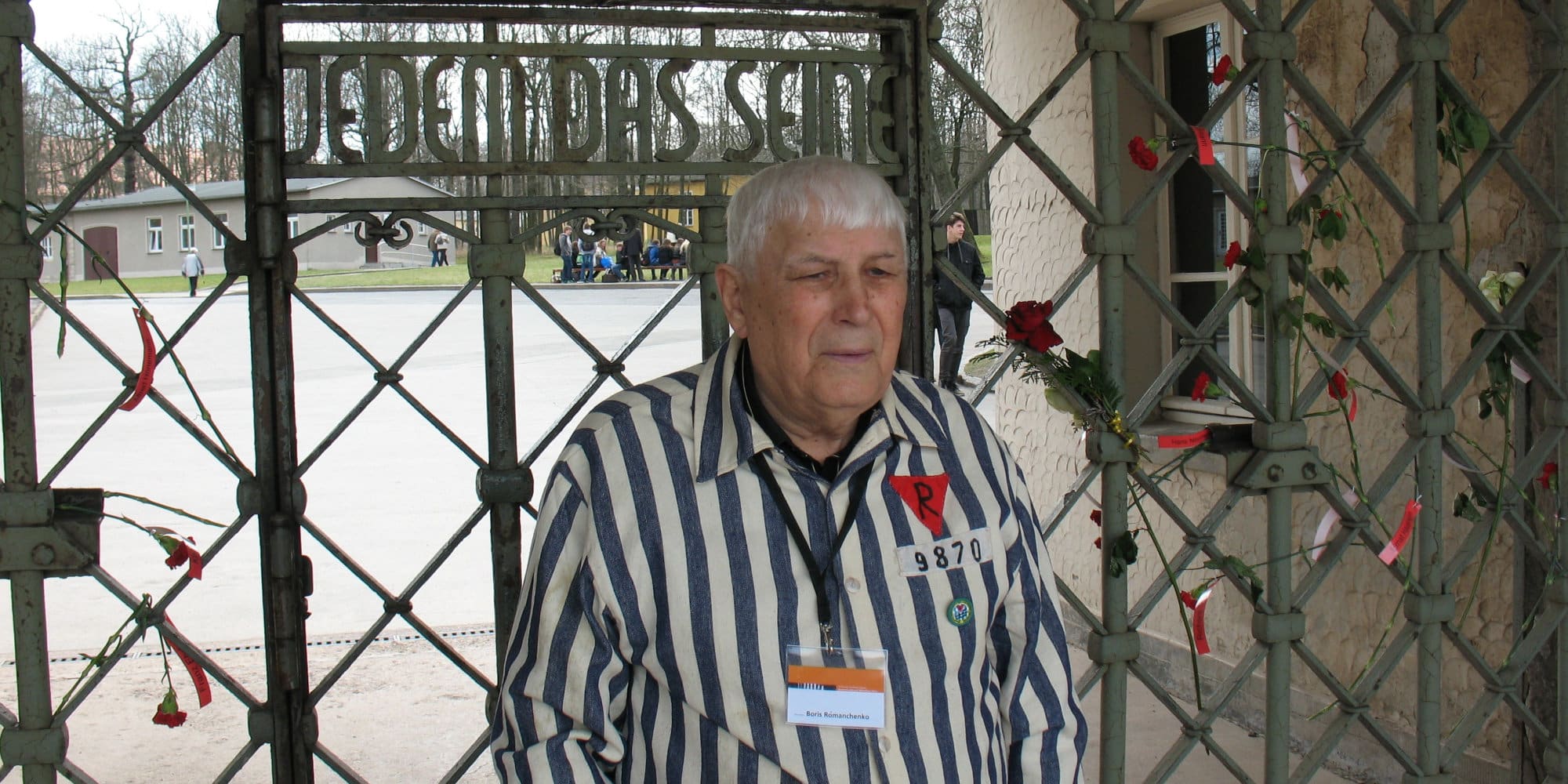 Ο 96χρονος Μπαρίς Ρομαντσένκο, επιζών του Ολοκαυτώματος που σκοτώθηκε στο Χάρκοβο