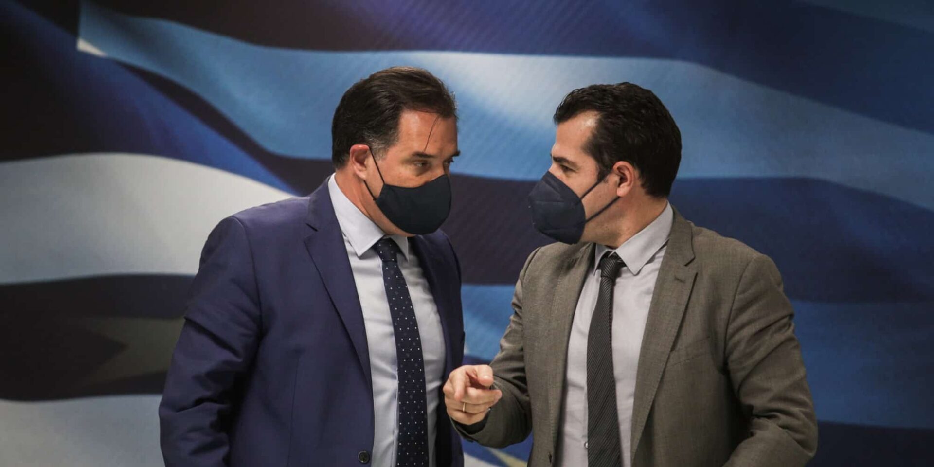 Ο Άδωνις Γεωργιάδης και ο Θάνος Πλεύρης