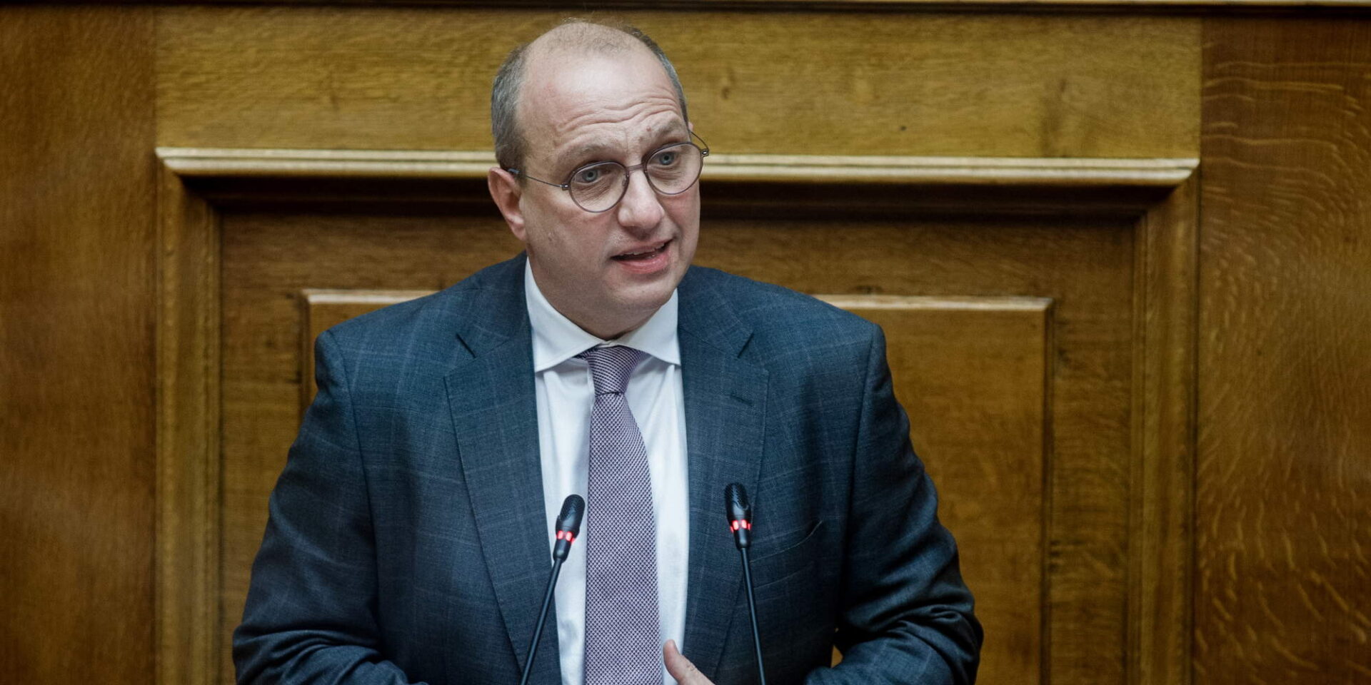 Ο κυβερνητικός εκπρόσωπος Γιάννης Οικονόμου