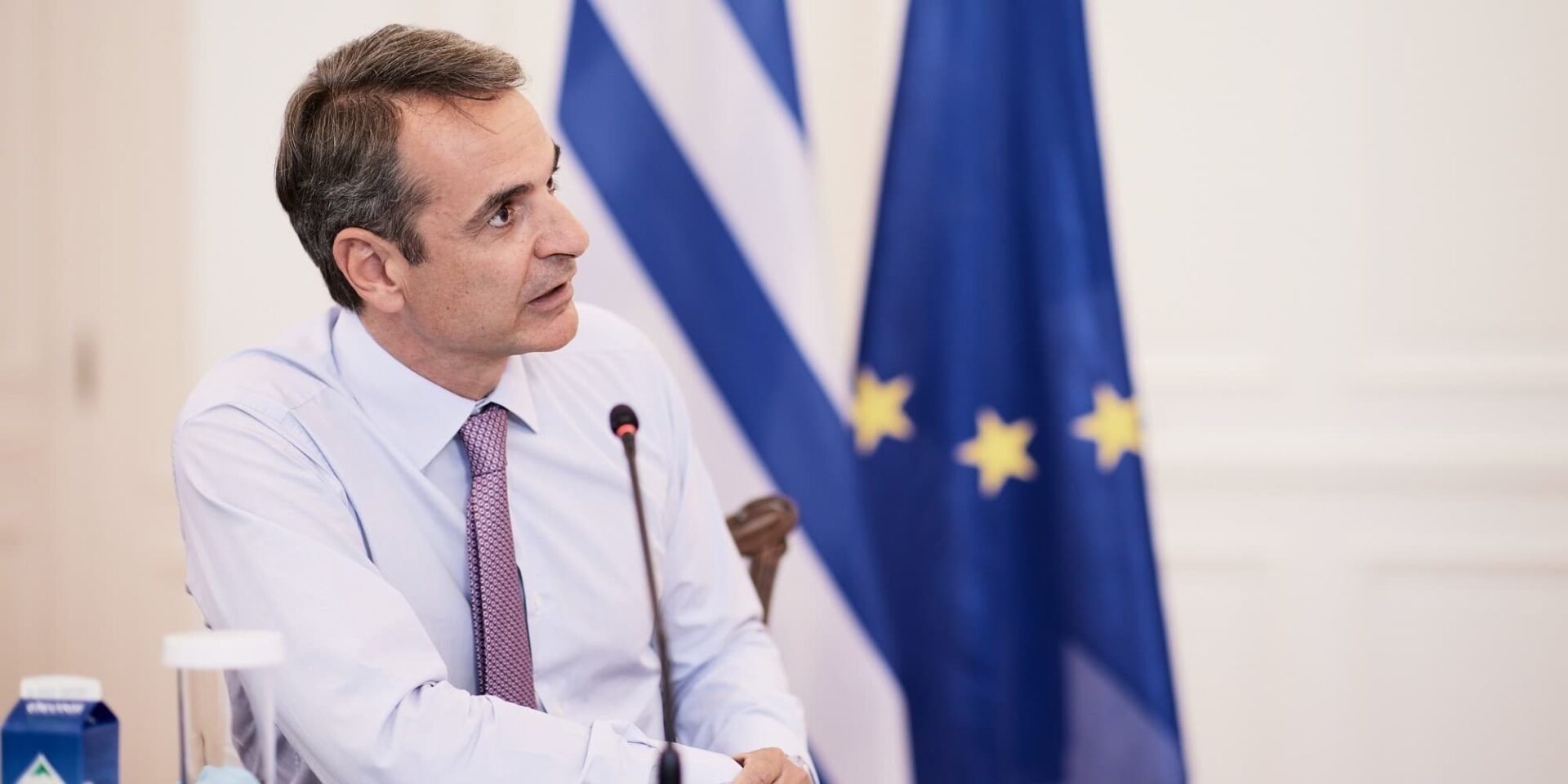 O Κυριάκος Μητσοτάκης
