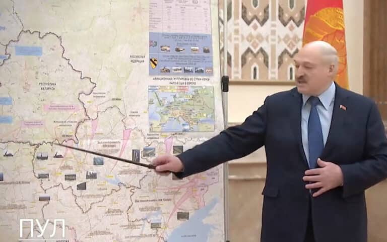Γκάφα Λουκασένκο: Αποκάλυψε χάρτη με τα σχέδια Πούτιν για μεγάλη επίθεση