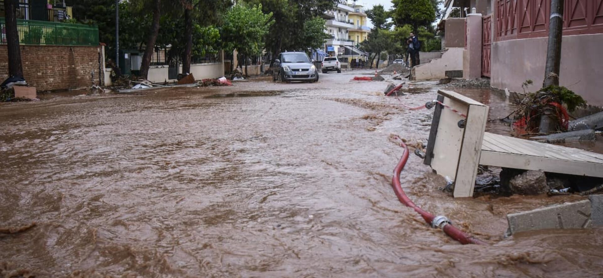Πλημμύρες στην Μάνδρα