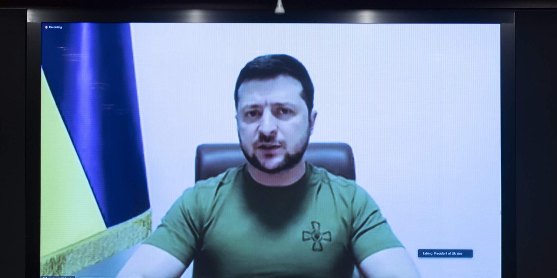 Βιντεοσκοπημένο μήνυμα του Βολόντιμιρ Ζελένσκι