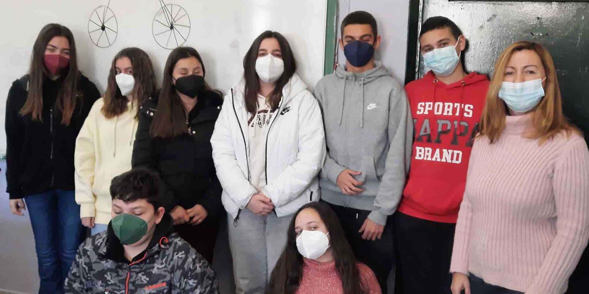 Οι μαθητές του Γυμνασίου στο Ίλιον