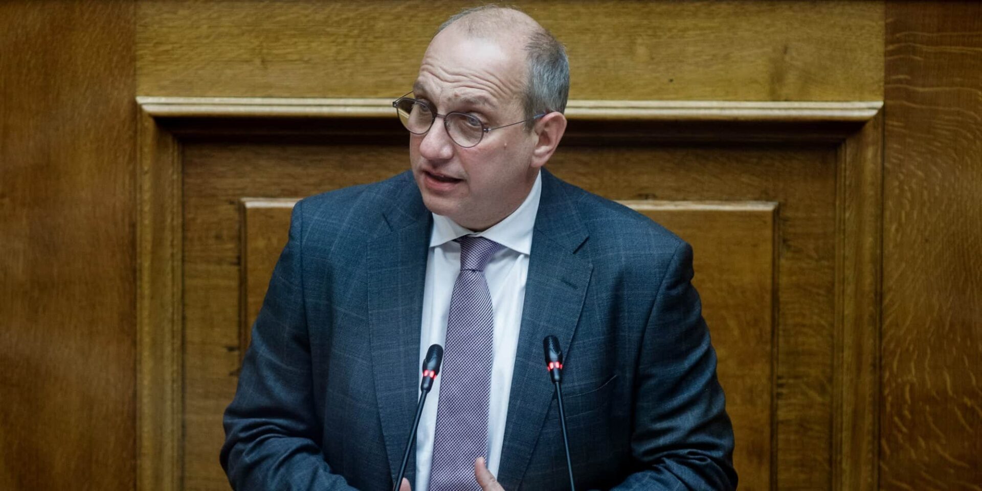 O κυβερνητικός εκπρόσωπος Γιάννης Οικονόμου