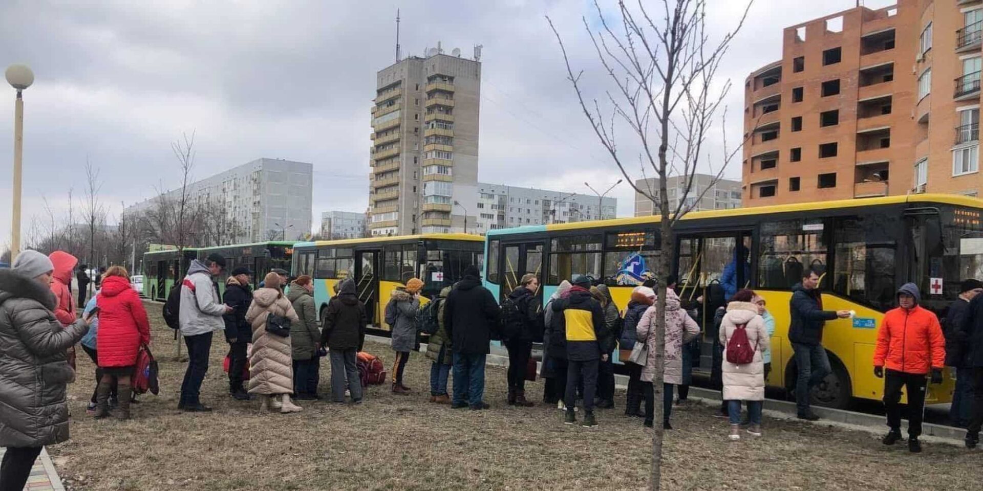 Η ουρά για εκκένωση στο Ενεργκοντάρ