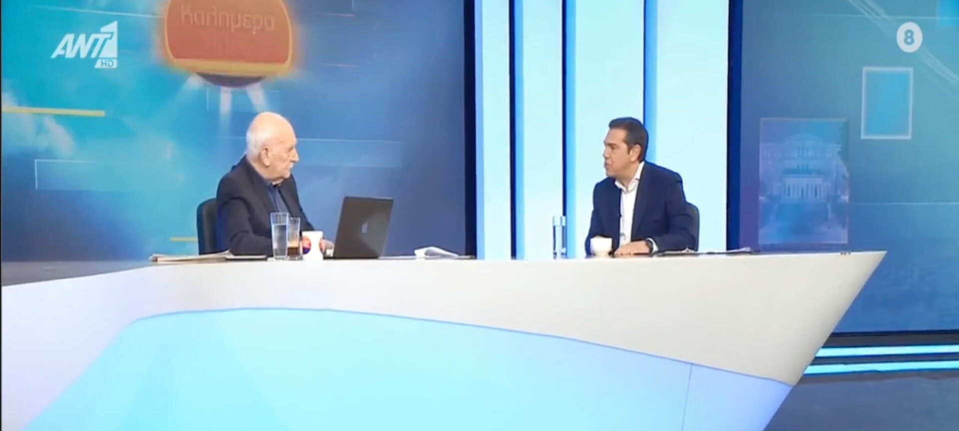 Ο Γιώργος Παπαδάκης και ο Αλέξης Τσίπρας