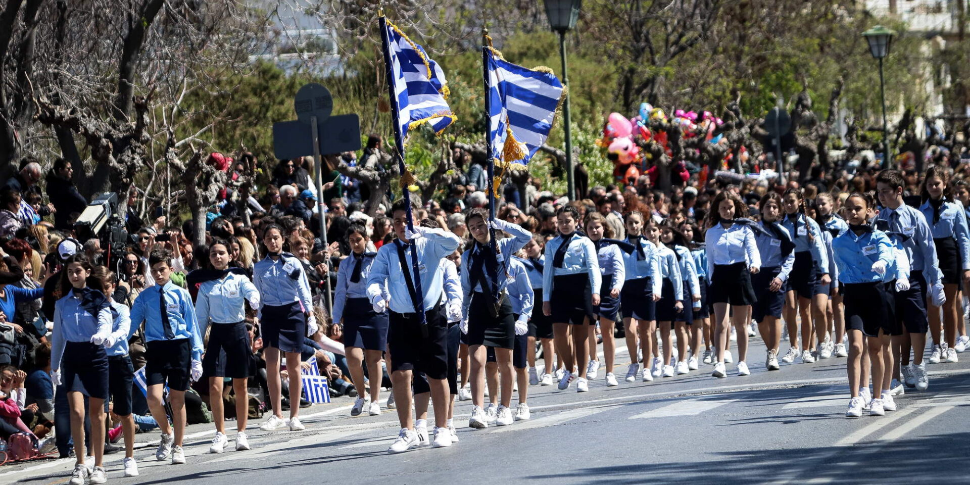 Παρέλαση μαθητών για την 25η Μαρτίου