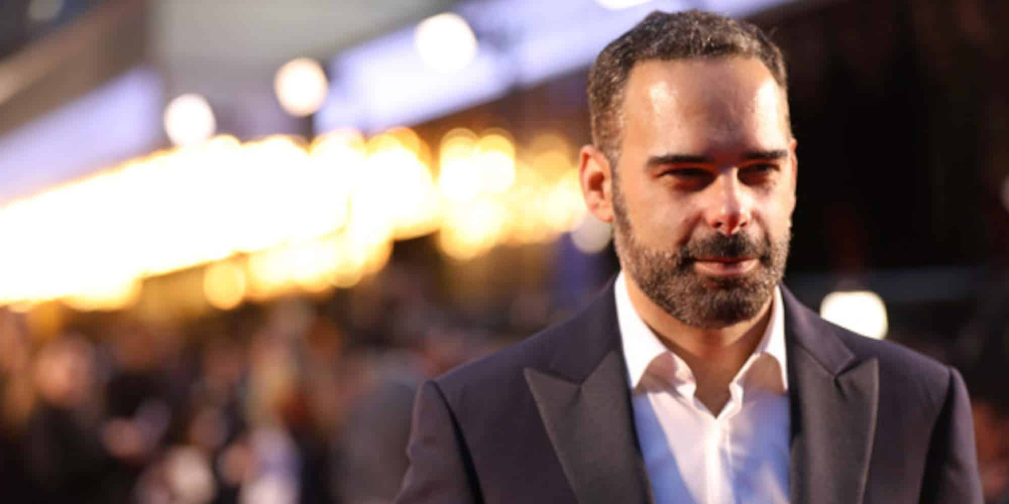 Ο Έλληνας ηθοποιός Μανώλης Εμμανουήλ, στην πρεμιέρα της ταινίας Greed που ανέβηκε στο Netflix