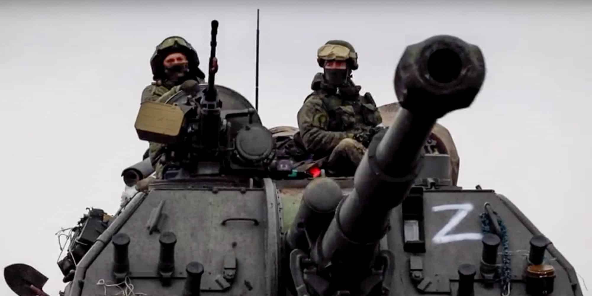 Ρωσικά στρατεύματα στην Ουκρανία