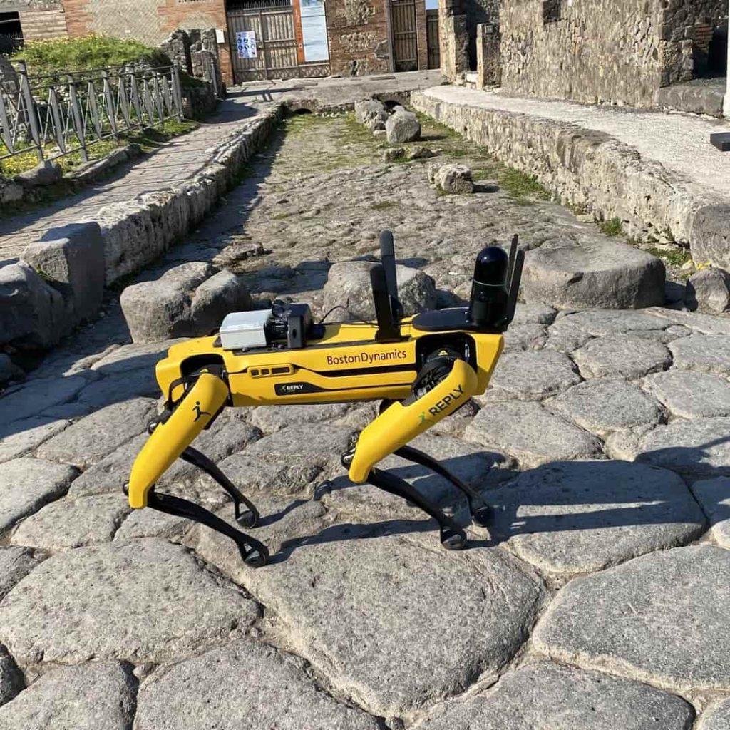 Επιστρατεύτηκε σκύλος - ρομπότ στην Πομπηία για τη διατήρηση του Αρχαιολογικού Πάρκου