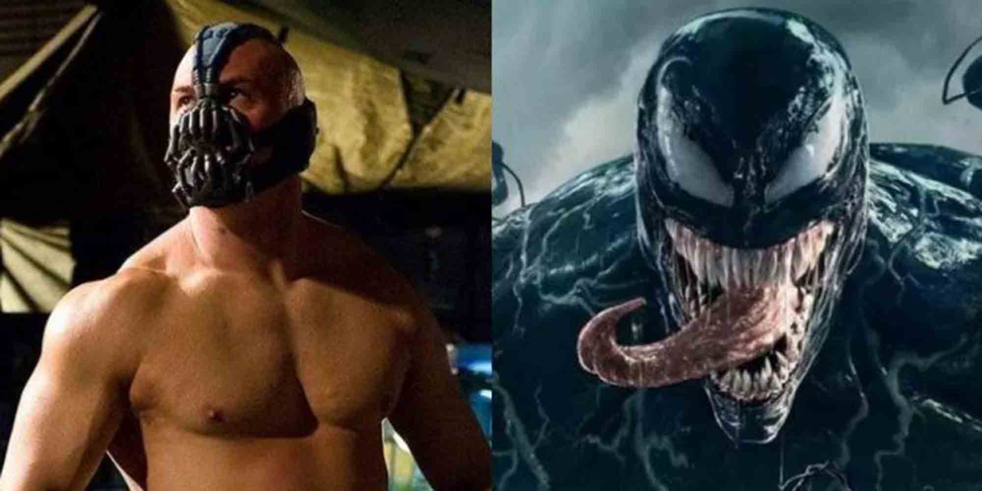 Ο Τομ Χάρντι ως Μπέιν και Venom