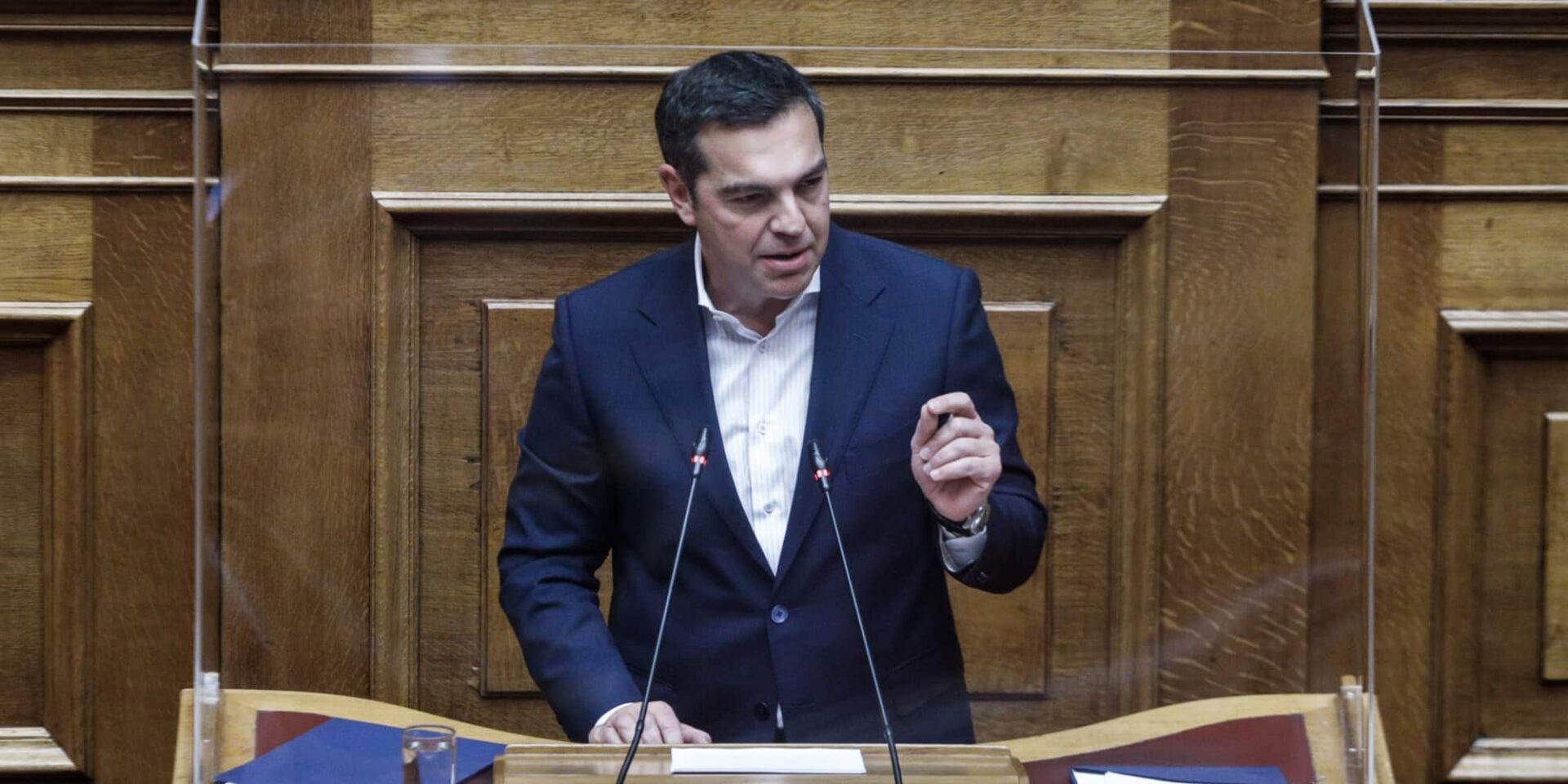 Ο Αλέξης Τσίπρας στη Βουλή
