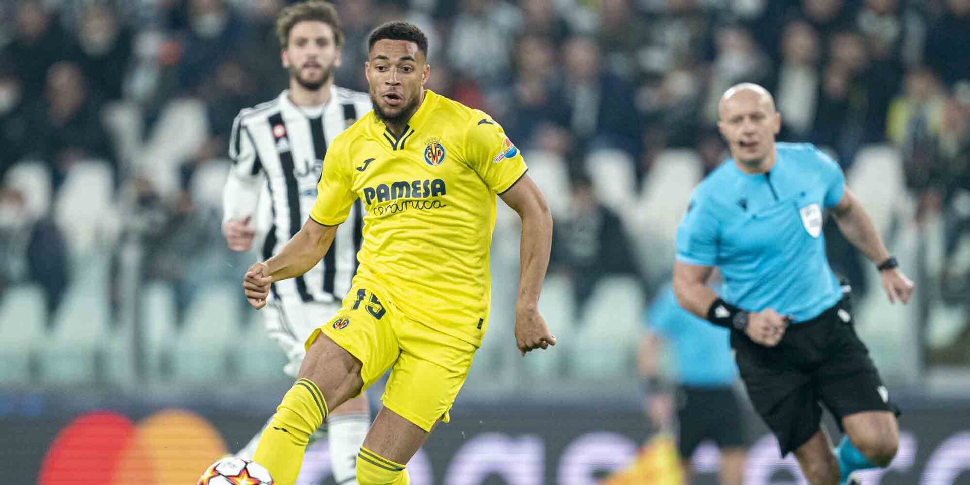 Φάση από τον αγώνα του Champions League Γιουβέντους - Βιγιαρεάλ