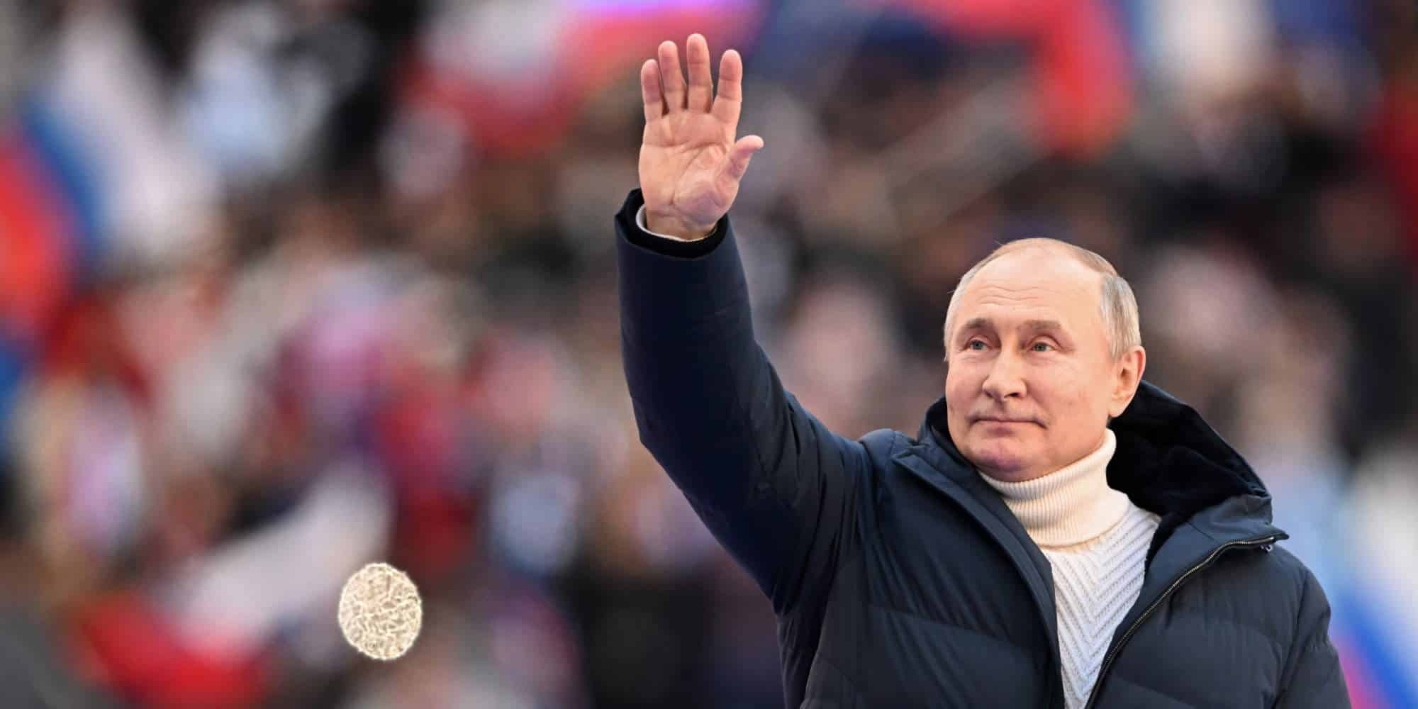 Ο Ρώσος πρόεδρος Βλαντιμίρ Πούτιν με το περίφημο μπουφάν των 12.000 ευρώ
