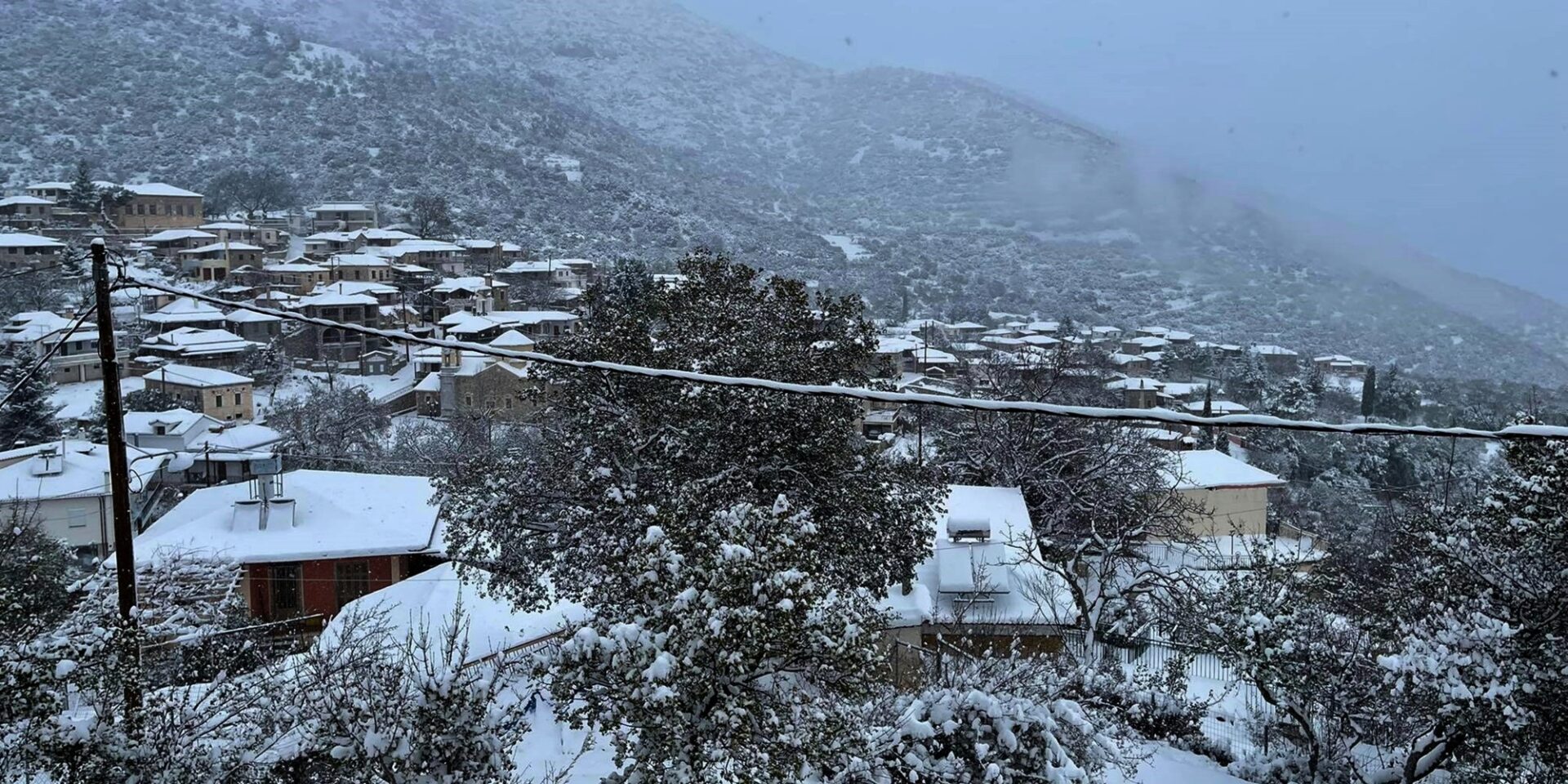 Χιονισμένο τοπίο