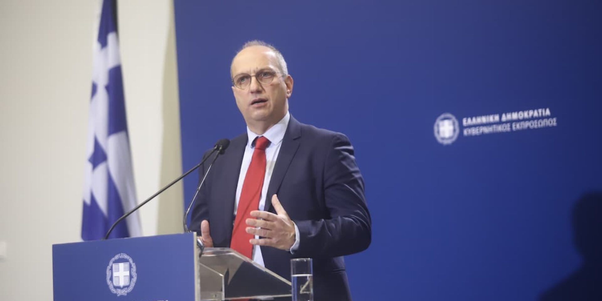 Ο κυβερνητικός εκπρόσωπος, Γιάννης Οικονόμου στην Θεσσαλονίκη