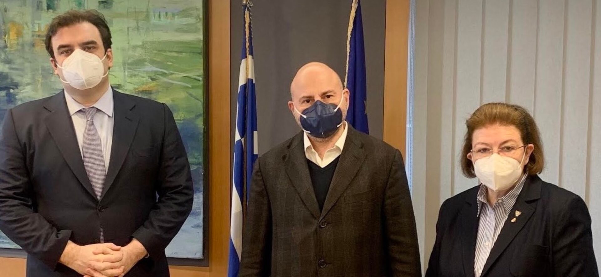 Κυριάκος Πιερρακάκης, Γιώργος Στασινός, Λίνα Μενδώνη